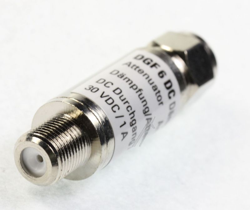 DGF 6 DC 7124105 F-DÄMPFUNGSSTECKER,  6 DB,  DC-DURCHGANG