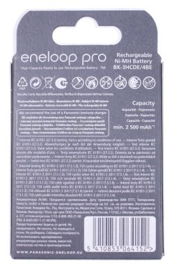 LR06 BK-3HCDE/ 4CP ENELOOP PRO,  READY TO USE BATERIJA,  AA 2500MAH,  4 KOMADA
