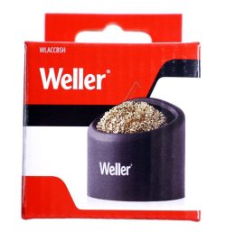 WLACCBSH-02 CLEANER, BRASS WIRE SPONGE, W/ HOLDER
