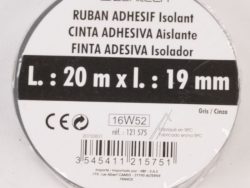 121575 ROULEAU ADHESIF CHATTERTON 19 MM X 20 MÈTRES GRIS