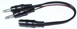 2X3,5MM-KLINKENSTEC./ 3,5MM-KLINKENKUP.MONO/ STEREO ADAPTER