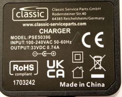 33V-0,74A PSE50396 EU ADAPTER ZA ROWENTA,  TEFAL USISIVAČE