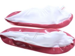971-1 ÜBERZIEHSCHUH FÜR SCHUHGRÖSSE 39 – 42 MIT GRIFFIGER PROFILSOHLE,  MEHRFACH BENUTZBAR