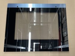 00776157 GLASS FRONT PANEL STAINLESS STEEL – BLACK