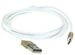 USB2.0 A ST./ MICRO USB B ST.,  FAST CHARGING,  WEISS,  1,8M