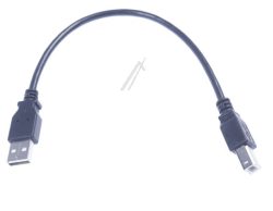 USB-A ADAPTERKABEL,  USB-B,  2.0, SCHWARZ,  0,25M