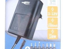 APS 1500 1201-0024 STECKERNETZTEIL UNIVERSAL 3-12V DC,  INKL. 7 VERSCH. STECKERTYPEN