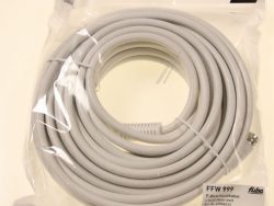 FFW 999 22506033 F-ANSCHLUSSKABEL,  10M,  WEISS