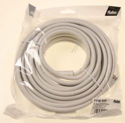 FFW 999 22506033 F-ANSCHLUSSKABEL,  10M,  WEISS