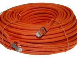 PATCHKABEL CAT7, RJ45, S/ FTP (PIMF),  ORANGE,  30M,  LSOH
