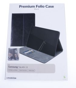 29393 MOBILIZE PREMIUM FOLIO CASE SAMSUNG GALAXY TAB A9  11 BLACK