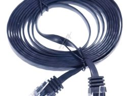 PATCHKABEL CAT6, RJ45, U/ UTP,  SCHWARZ,  2M,  SLIM