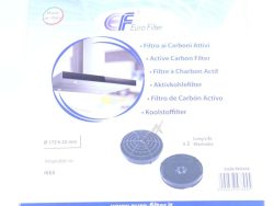 KOHLEFILTER LONGLIFE 2 STÜCK ALTERNATIV FÜR ELICA /  IKEA CFC0162221 WASCHBAR