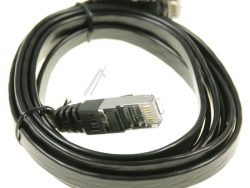 PATCHKABEL CAT7, RJ45, U/ FTP,  SCHWARZ,  2M,  SLIM