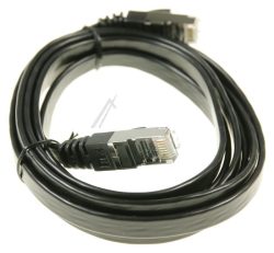PATCHKABEL CAT7, RJ45, U/ FTP,  SCHWARZ,  2M,  SLIM