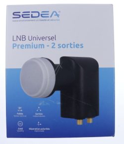670192 LNB TWIN UNIVERSEL PREMIUM (2 SORTIES) 40MM,  0,1DB