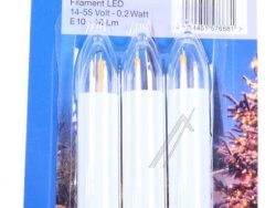 E10 14-55V-0,2W LED-SCHAFTKERZE 3ER- BLISTER