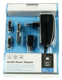 PAH 30 35986 UNVERSAL NETZTEIL FUER ELEKTROGERAETE   USB,  2250MA