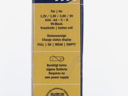98.010 571 TESTEUR DE PILES ET BATTERIES ULTRA COMPACT