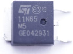 11N65 STD11N65M5 N-KANAL MOSFET,  9A 650V,  SMD TO-252