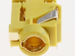 3722-002845 JACK-PHONE:1/ 7P, NI, YELLOW, ANGLE