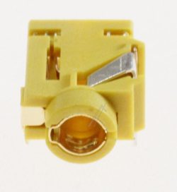 3722-002845 JACK-PHONE:1/ 7P, NI, YELLOW, ANGLE