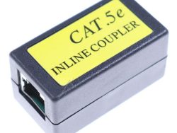 RJ45 VERBINDER,  2X BUCHSE,  VOLLGESCHIRMT,  CAT5E