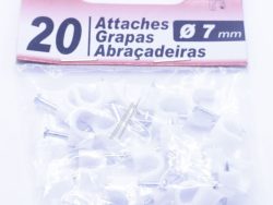 122807 20 ATTACHES PLASTIQUES 7 BLC