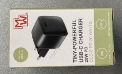 MW PD20ASU 20W USB‑C NETZTEIL MIT POWER DELIVERY UND QUICK CHARGE