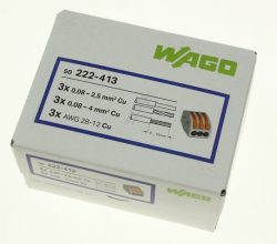 222-413 3-LEITER-VERBINDUNGSKLEMME 0,08-4,0MM² - 50 STÜCK VPE
