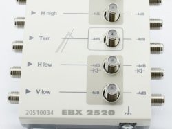 EBX 2520 20510034 SAT-ZF-VERTEILER 5-862 U. 4 X 950-2150 MHZ