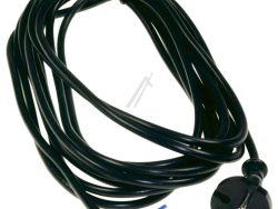 99.CA075060 10000488 STAUBSAUGERKABEL UNIVERSAL,  DURCHMESSER 2 X 0,75MM²,  6M LANG SCHWARZ