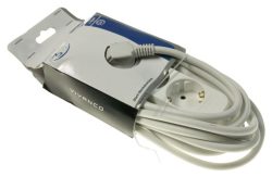 EBL 3W 5 61152 3-FACH STECKDOSENLEISTE BASIC,  WEISS 5M