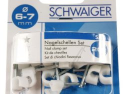 ZIS60/ 20S532 NAGELSCHELLEN 6-7MM 20ER SET WEISS
