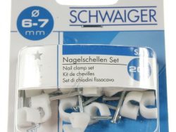 ZIS60/ 20S532 NAGELSCHELLEN: 6 – 7MM/ 20ER SET,  WEISS