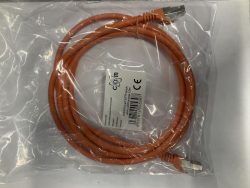 PATCHKABEL CAT7, RJ45, S/ FTP (PIMF),  ORANGE,  2M,  LSOH