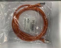 PATCHKABEL CAT7, RJ45, S/ FTP (PIMF),  ORANGE,  2M,  LSOH
