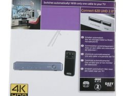 CONNECT 620 UHD 2.0 25008336 HDMI SWITCH 4K -4 EIN /  1 AUS – ULTRA HD 60HZ – HDR – 4K60