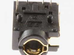 3722-003394 KOPFHÖRERBUCHSE – JACK-PHONE,1P/ 6C, AU, BLK, ANGLE