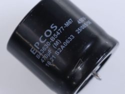 470UF-450V B43630B5477M067 ELKO RADIAL EPC 85° 35X35MM SNAP-IN