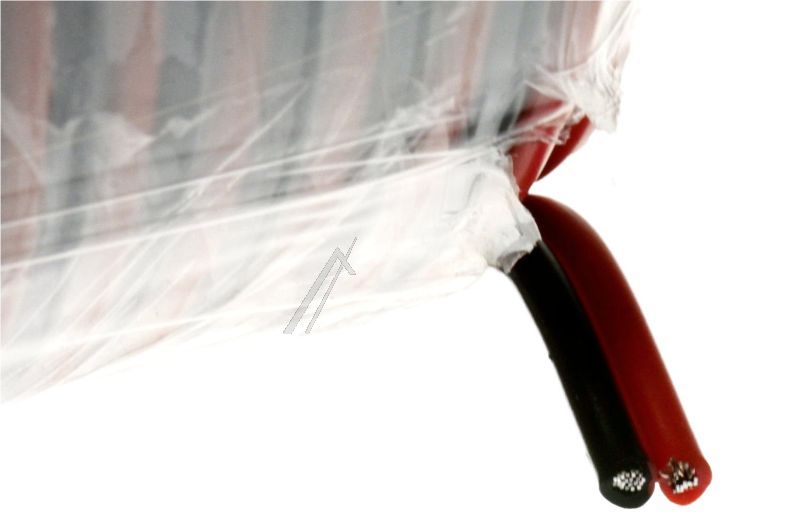 2X0,75MM² LAUTSPRECHERKABEL ROT/ SCHWARZ, CCA (KUPFER/ ALUMINIUM), 25M