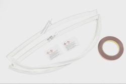 711116600 MAGNETTUERDICHTUNG 4-SEITIG WEISS MIT MONTAGEMATERIAL