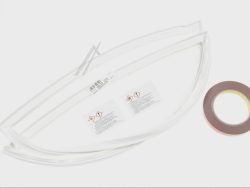 711116600 MAGNETTUERDICHTUNG 4-SEITIG WEISS MIT MONTAGEMATERIAL