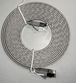 PATCHKABEL CAT7, RJ45, U/ FTP,  GRAU,  3M,  SLIM