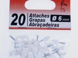 122806 20 ATTACHES PLASTIQUES 6 BLC
