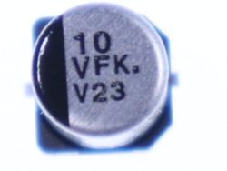 10UF-35V EEEFK1V100R SMD-ELKO 105° 5,0X5,8MM