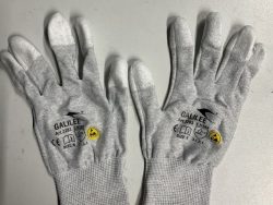 GALILEE 3203-GR8 ESD-HANDSCHUHE GRÖSSE 8/ M MIT PU-FINGERKUPPEN