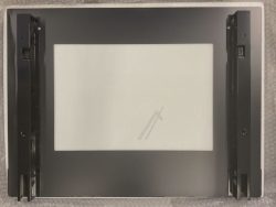 302070200011 BACKOFENTÜRGLASSCHEIBE,  AUSSEN INKL. HALTERUNG