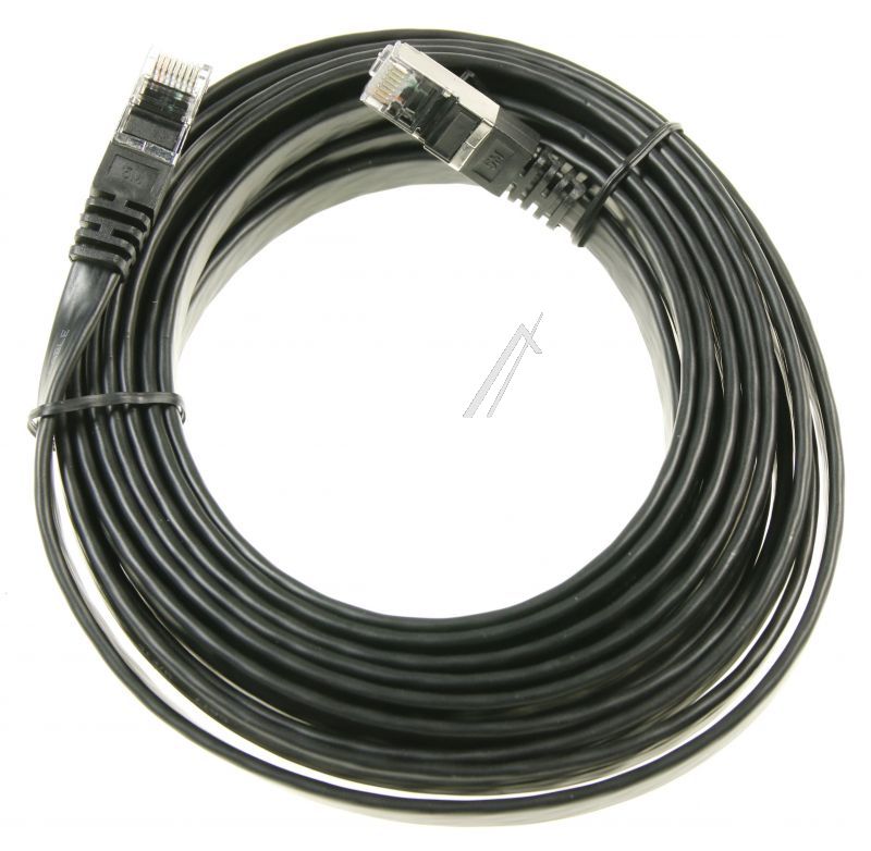PATCHKABEL CAT7, RJ45, U/ FTP,  SCHWARZ,  5M,  SLIM