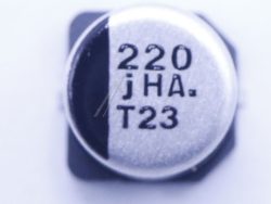 220UF-6,3V SMD-ELKO 105° 6,3X5,4MM -ROHS-KONFORM-